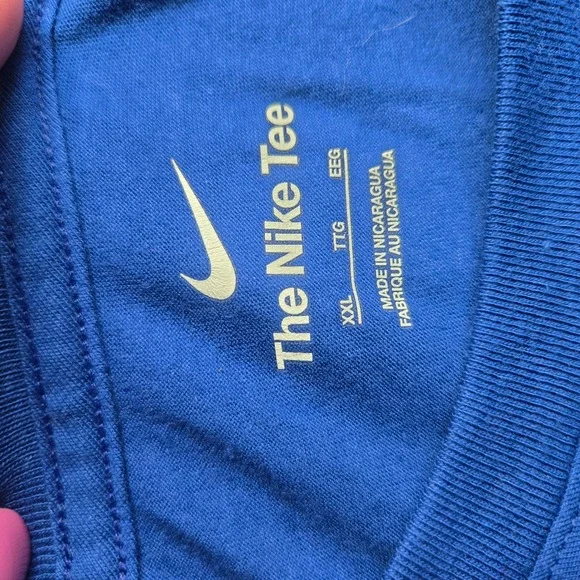 Nike The Nike Tee XXL Golden State Warriors NBA T Shirt Blue Mens Thompson #11 - Picture 3 of 6